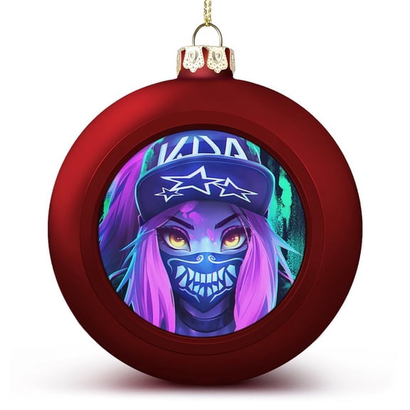 KDA Akali Christmas Balls Xmas Decor Ball Festival Party Decoration Tree Hangings