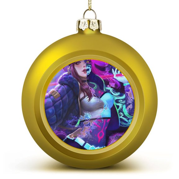 KDA Akali Christmas Balls Xmas Decor Ball Festival Party Decoration Tree Hangings
