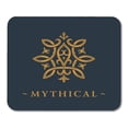 thumbnail image 1 of KDAGR Antique Royal Calligraphic Luxury Symbol Emblem Ornate Vintage Monogram Flourish Mousepad Mouse Pad Mouse Mat 9x10 inch, 1 of 1