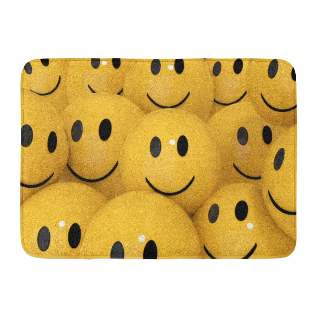Smiley Face Bath Matnull