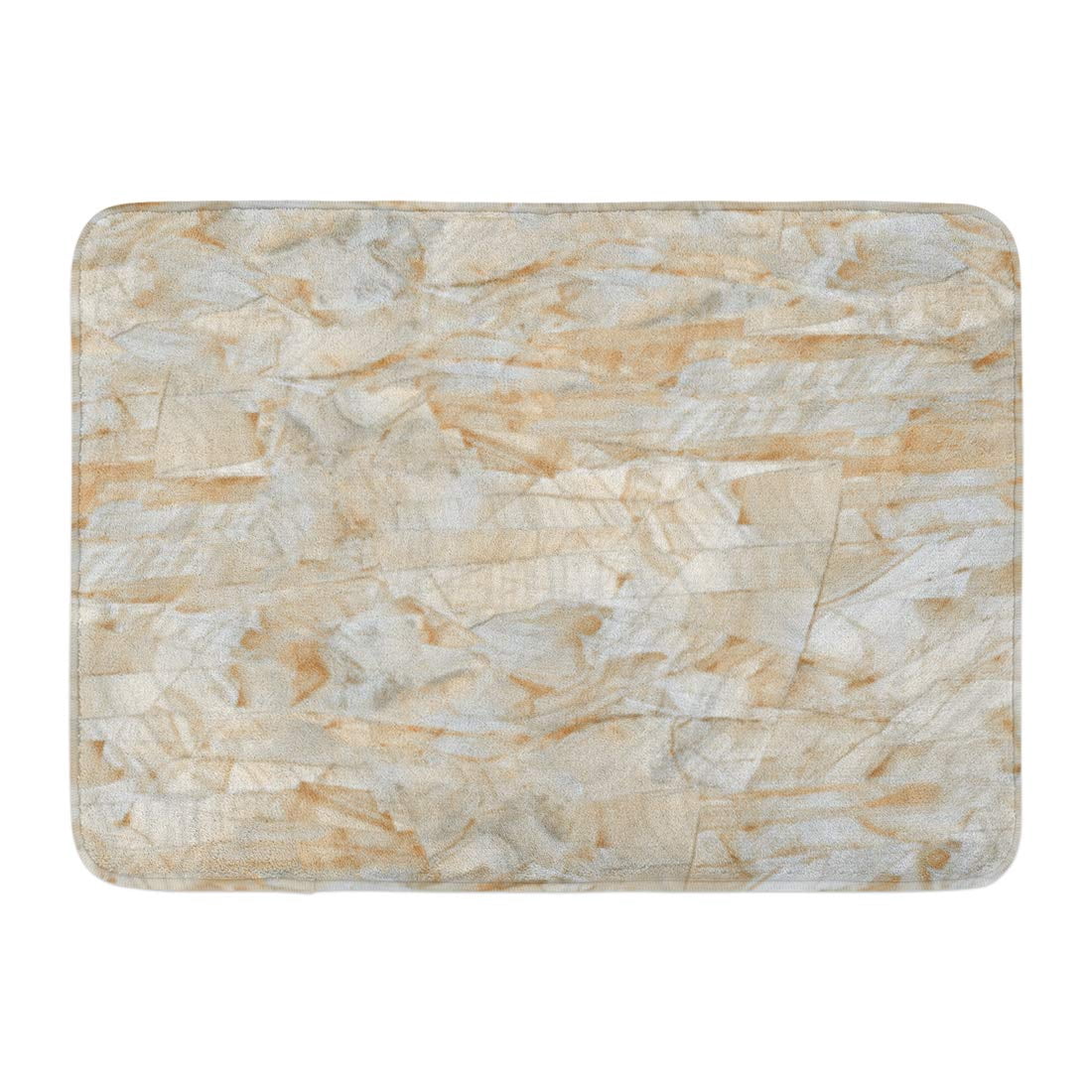 KDAGR Beige Abstract Stone Brown Marble Granite Floor Interior Slab Doormat Floor Rug Bath Mat ...