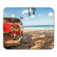 thumbnail image 1 of KDAGR Blue Havana American Classic Car Beach Cayo Jutias Province Pinar Del Rio Cuba Colorful Varadero Mousepad Mouse Pad Mouse Mat 9x10 inch, 1 of 1