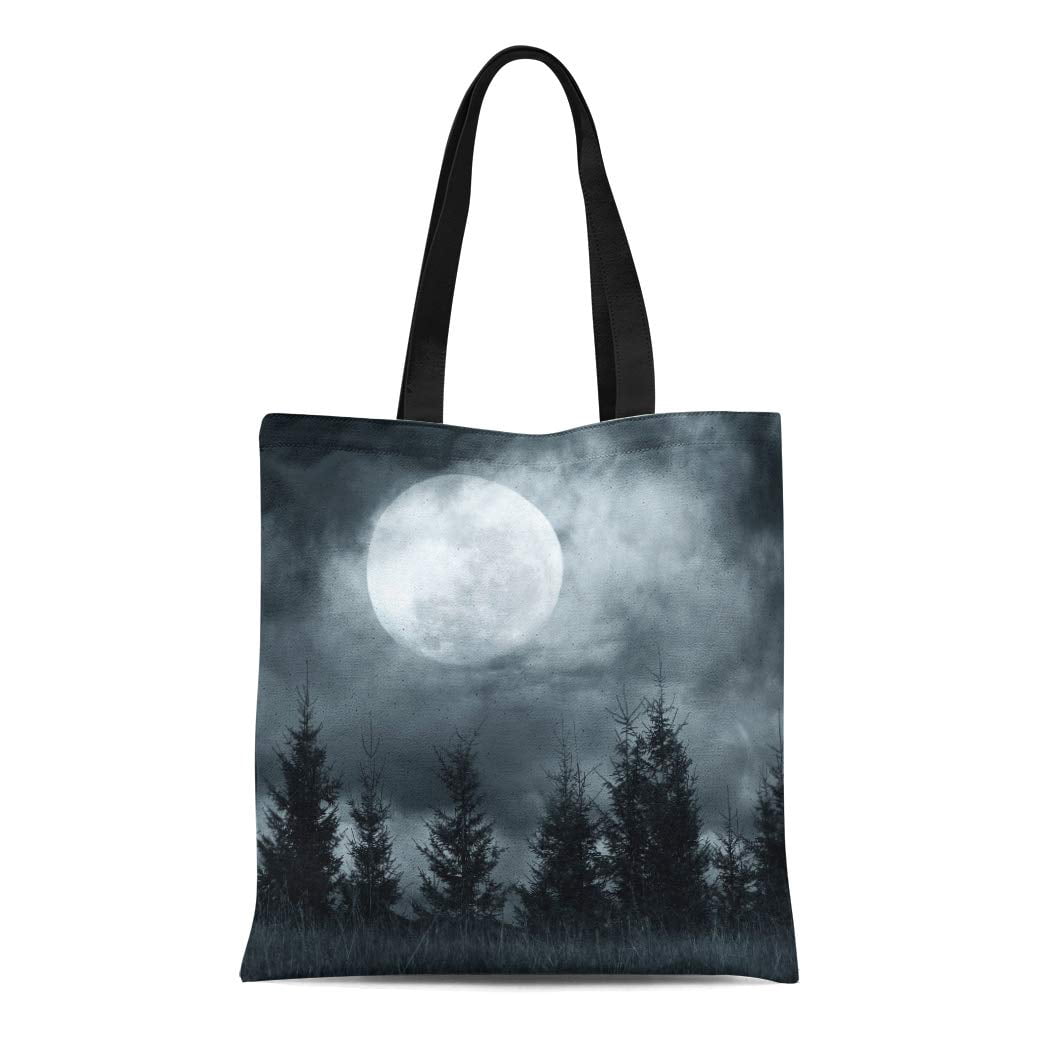 Tarot Sun & Moon Canvas Tote Bag For Women - Large Reusable Grocery Shopper, Aesthetic Boho Design