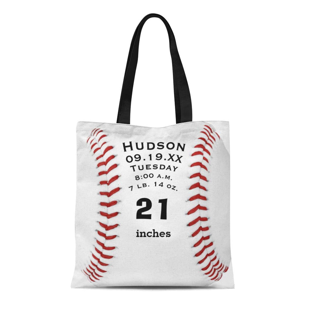 Personalized baseball tote outlet bag