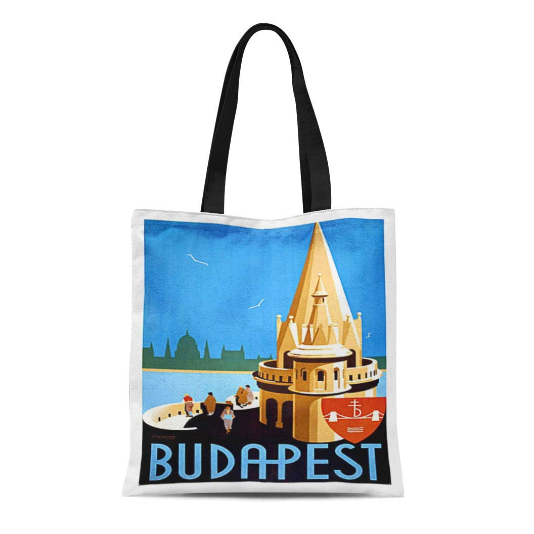 CafePress Hungary Themed Natural Canvas Tote Bag - Reusable Shopping & Grocery Bag - View #9