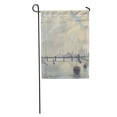 thumbnail image 1 of KDAGR Charing Cross Bridge London by Camille Pissarro 1890 French Impressionist Garden Flag Decorative Flag House Banner 12x18 inch, 1 of 2