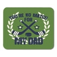 thumbnail image 1 of KDAGR Colorful Boy No Match for Dad Kids Sporty Graphic Hockey Collegiate Mom Crest Mousepad Mouse Pad Mouse Mat 9x10 inch, 1 of 1