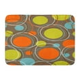thumbnail image 1 of KDAGR Colorful Pattern Retro Abstract 80S Century 1960S Mid 1970S Modern Doormat Floor Rug Bath Mat 23.6x15.7 inch, 1 of 1