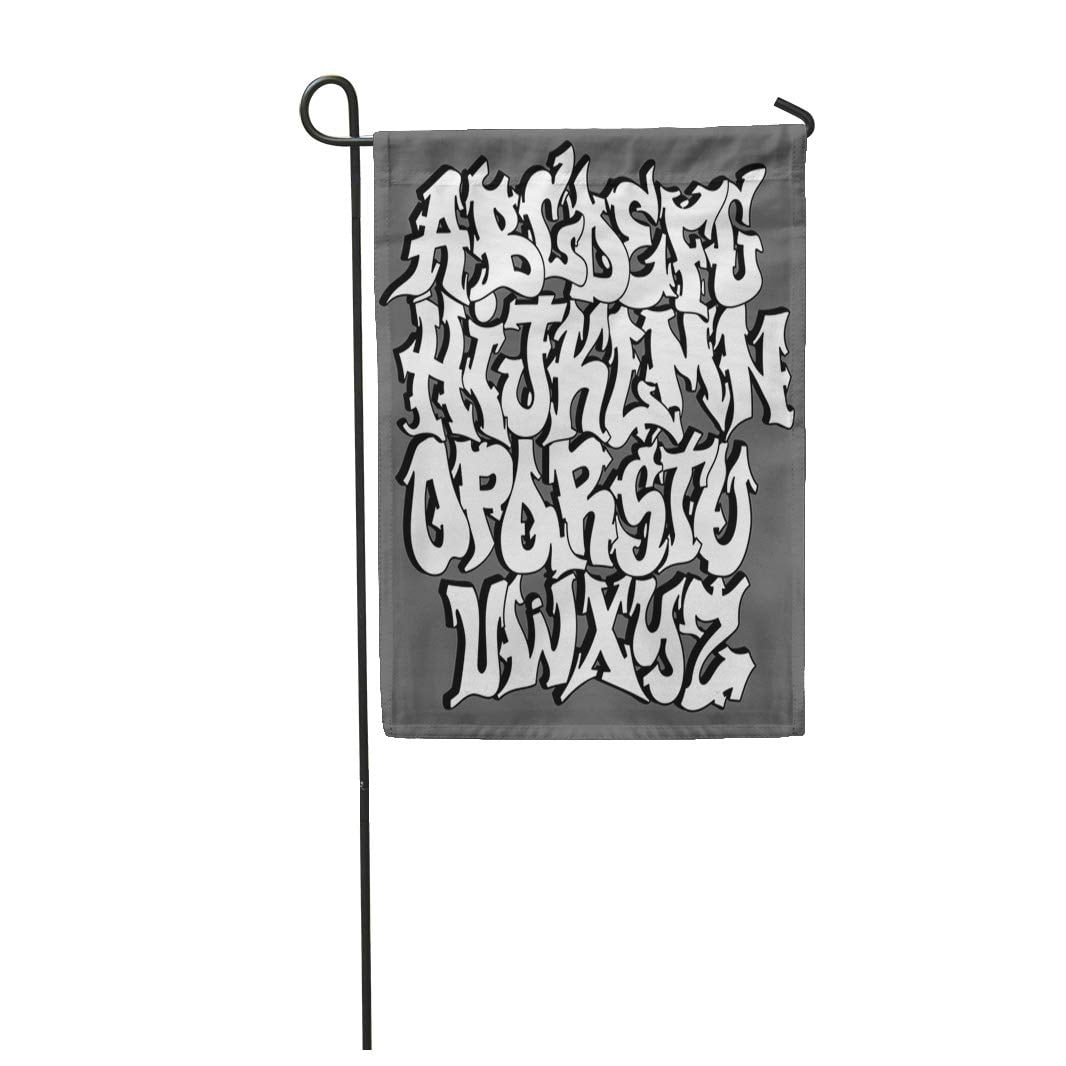 KDAGR Cool Graffiti Alphabet Letters Hip Hop Grafitti Wall Modern