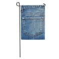 thumbnail image 1 of KDAGR Denim Blue Jeans Pocket Back Western Country Indigo Closeup Washed Garden Flag Decorative Flag House Banner 12x18 inch, 1 of 2