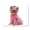 thumbnail image 1 of KDAGR Dog Portrait of Cute Yorkshire Terrier in Pink Dress Bow Puppy Pet Mousepad Mouse Pad Mouse Mat 9x10 inch, 1 of 1