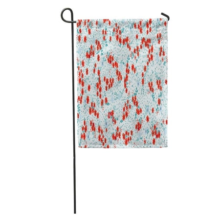 KDAGR Exquisite Pattern in Small Garden Darling Flowers Millefleur Floral Fills Garden Flag Decorative Flag House Banner 28x40 inch