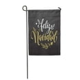 thumbnail image 1 of KDAGR Feliz Navidad Spanish Text for Merry Christmas Golden Calligraphic Garden Flag Decorative Flag House Banner 28x40 inch, 1 of 1