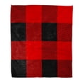 thumbnail image 1 of KDAGR Flannel Throw Blanket Red Buffalo Lumberjack Pattern Plaid Pattern Printing Check Tartan Abstract 50x60 Inch Lightweight Cozy Plush Fluffy Warm Fuzzy Soft, 1 of 4