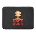 thumbnail image 1 of KDAGR Game Over Pixel Explosion of Level Final in Virtual Gaming Classic User Interface for Online Videogames Doormat Floor Rug Bath Mat 23.6x15.7 inch, 1 of 1