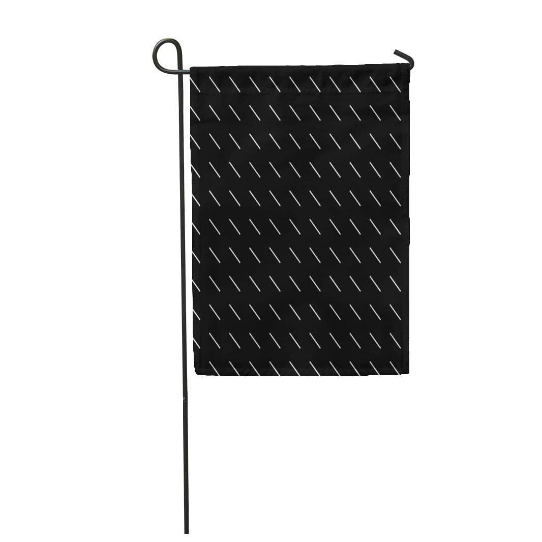 KDAGR Geometric Simple Black and White Minimalistic Pattern Diagonal
