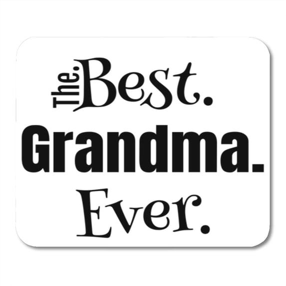KDAGR Gigi Granny Nana Best Grandma Ever Text Birthday Mousepad Mouse Pad Mouse Mat 9x10 inch