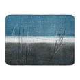 thumbnail image 1 of KDAGR Gray Black Blue and Grey Abstract Painting Contemporary Doormat Floor Rug Bath Mat 23.6x15.7 inch, 1 of 1