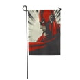 thumbnail image 1 of KDAGR Hero Red Comic Book Pop Super Face Retro Mask Speed Garden Flag Decorative Flag House Banner 28x40 inch, 1 of 1