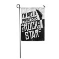 thumbnail image 1 of KDAGR I Am Not Princess Rock N Roll Star Guitar Garden Flag Decorative Flag House Banner 28x40 inch, 1 of 1