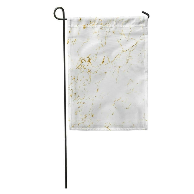 KDAGR Marble Gold Patina Scratch Golden Sketch to Create Distressed Effect Garden Flag Decorative Flag House Banner 28x40 inch