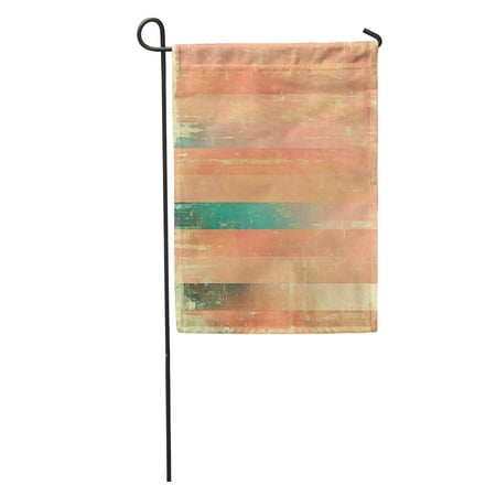 KDAGR Old Pattern As Yellow Beige Red Orange Green Garden Flag Decorative Flag House Banner 28x40 inch