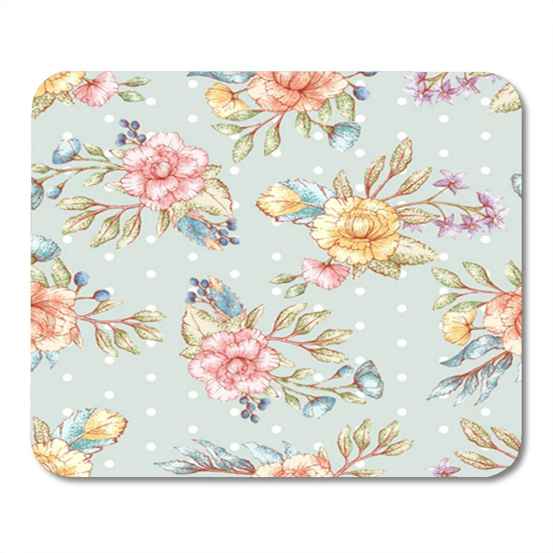 KDAGR Seamless Vector Floral Pattern Shabby Chic Background in Pastel ...