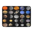thumbnail image 1 of KDAGR Space All of The Planets That Make Up Solar System Sun and Prominent Moons Galaxy Doormat Floor Rug Bath Mat 23.6x15.7 inch, 1 of 1