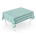 thumbnail image 1 of KDAGR Stripes Pattern Geometrical Simple Creative Luxury Gradient Label Emblem Summer Tablecloth Table Desk Cover Home Party Decor 60x120 inch, 1 of 1