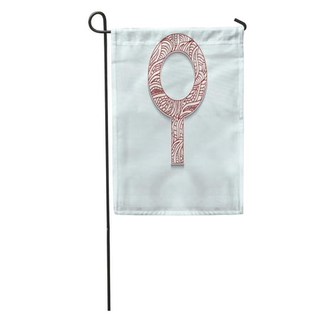 KDAGR Symbol Genderless is Neutral Sign Pattern in Tribal Garden Flag Decorative Flag House Banner 28x40 inch