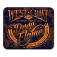 thumbnail image 1 of KDAGR Tee Black Sport Graphics West Coast Deepflame Vintage Motorcycle Mousepad Mouse Pad Mouse Mat 9x10 inch, 1 of 1