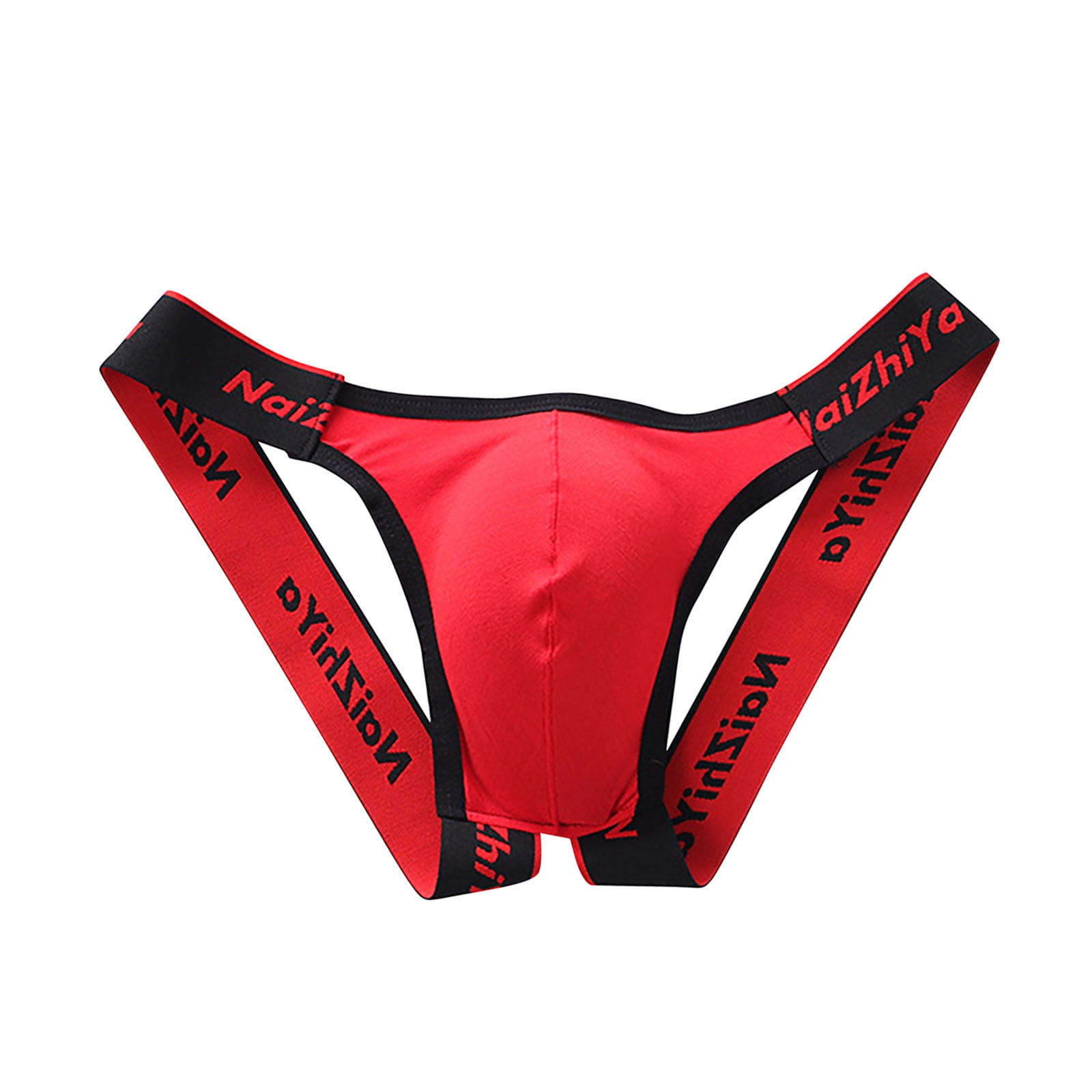 KDDYLITQ G-String for Men Low Rise T-Back Thongs Sexy Solid
