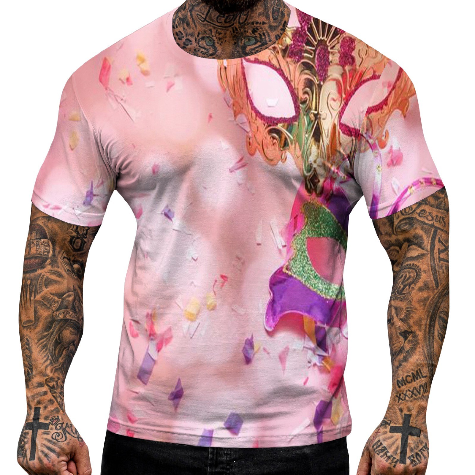 mens mardi gras shirt