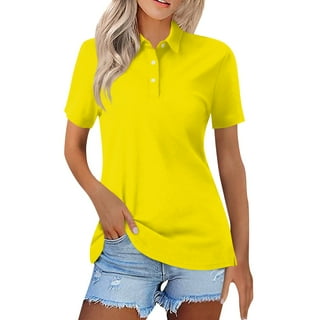 Tail Activewear Women's Emery Yellow Sleeveless Golf Top