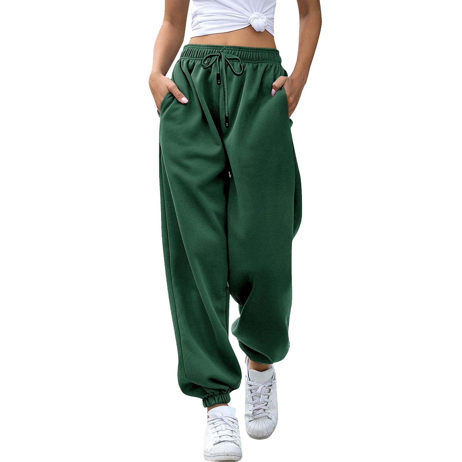 ZAFUL Womens Straight Leg Sweatpants Baggy Lounge Travel Pant