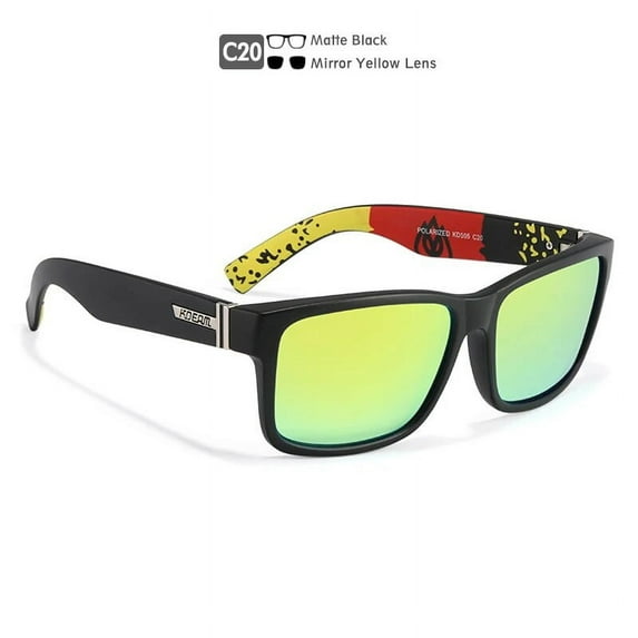 KDEAM Brand Design Square Men Polarized Sunglasses Fashion Women Shades Sports Polaroid Fishing Sun Glasses Photochromic Eyewear