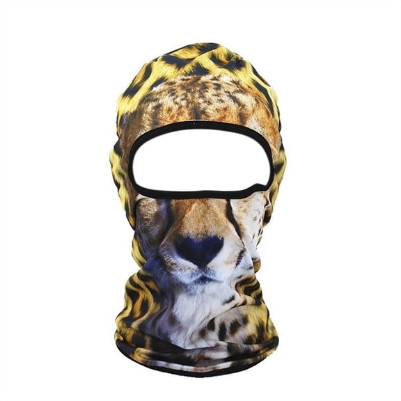 KDFJPTH 3D Cat Ski Balaclava Sheisty Face Mask with Ears for Bar Cute Full Face Hood Mask Animal Ski Mask for Riding Sports Outdoor