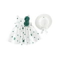 thumbnail image 1 of KDFJPTH Baby Girl Polka Dot Print Princess Dress Summer Sleeveless Backless Party Dresses Flower Bow Sundress With Straw Hat Set Size 12-24 Months, 1 of 3