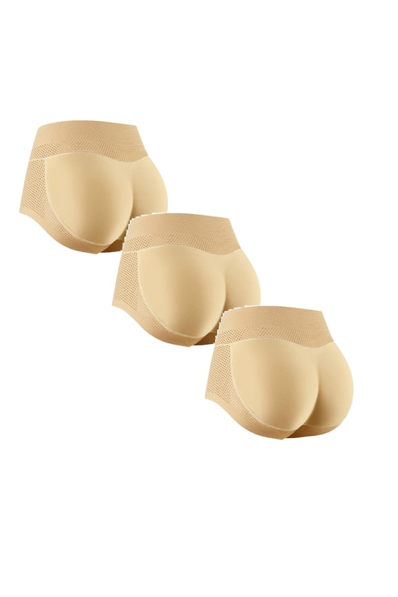 Butt Lifter Panties for Women Seamless Body Sculpting Buttocks Artifact Briefs Pad Underwear 3 Pack