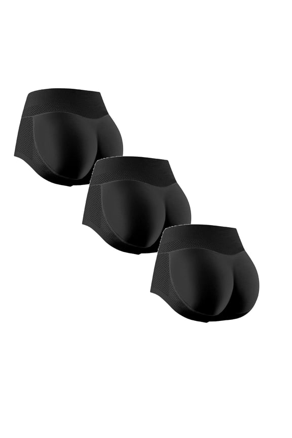 Butt Lifter Panties for Women Seamless Body Sculpting Buttocks Artifact Briefs Pad Underwear 3 Pack