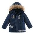 thumbnail image 1 of KDFJPTH Children Winter Boy Jacket Coat Hooded Coat Fashion Kids Warm Clothes Jacket Boys Coat&jacket Boys Coats Size 4t Boys Jackets for Winter, 1 of 8