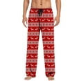 thumbnail image 1 of KDFJPTH Christmas Mens Casual Pants Pajama Pants With Drawstring And Pockets Christmas Gift Cute Plush Mens Pants 44x30, 1 of 5
