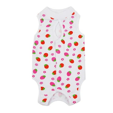 KDFJPTH Dog Recovery Suit Onesie After Pet Spayed Neutered Shirt for Female Male Dogs Cats Postoperative Snuggly Vest for Abdominal Wounds Weaning Anti Licking Vest Suitable for Cute Pets