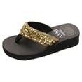 thumbnail image 1 of KDFJPTH Flip Flops Women Size 9 Leather Women's Summer Sequins Sandals Slipper Indoor & Outdoor Flip flops, 1 of 7