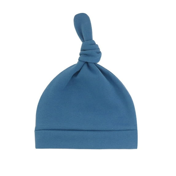 Newborn Hats Autumn Winter Soft & Warm Knotted Cap For Boys And Girls - Organic Baby Hats 0-6 Month Old