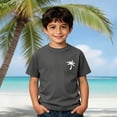 thumbnail image 1 of KDFJPTH Kids Graphic T Shirts Boys Girls Summer Graphic Tees With Prints Comfortable Casual Beach Shirts Children Youth Stylish Top Toddler Tshirts, 1 of 3