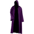 thumbnail image 1 of KDFJPTH Kids Outfit Cloak Robe Tunic Hooded Gothic Tailcoat Dress, 1 of 3