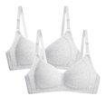 thumbnail image 1 of KDFJPTH Lady Push-Up Solid Wireless Bra 2-Pack, 1 of 3