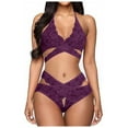 thumbnail image 1 of KDFJPTH Lingerie for Women Sexy Bra Set Lace Xxl, 1 of 5
