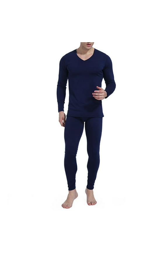 Mens Milk Silk Constant Temperature Seamless Autumn And Winter Thermal Underwear Set Clothes Trousers Suits for Men